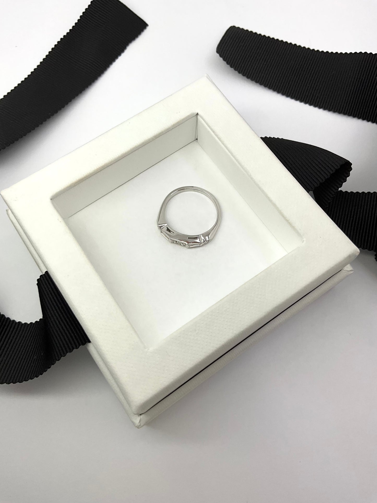 18KW Starlight Pave Diamond Ring