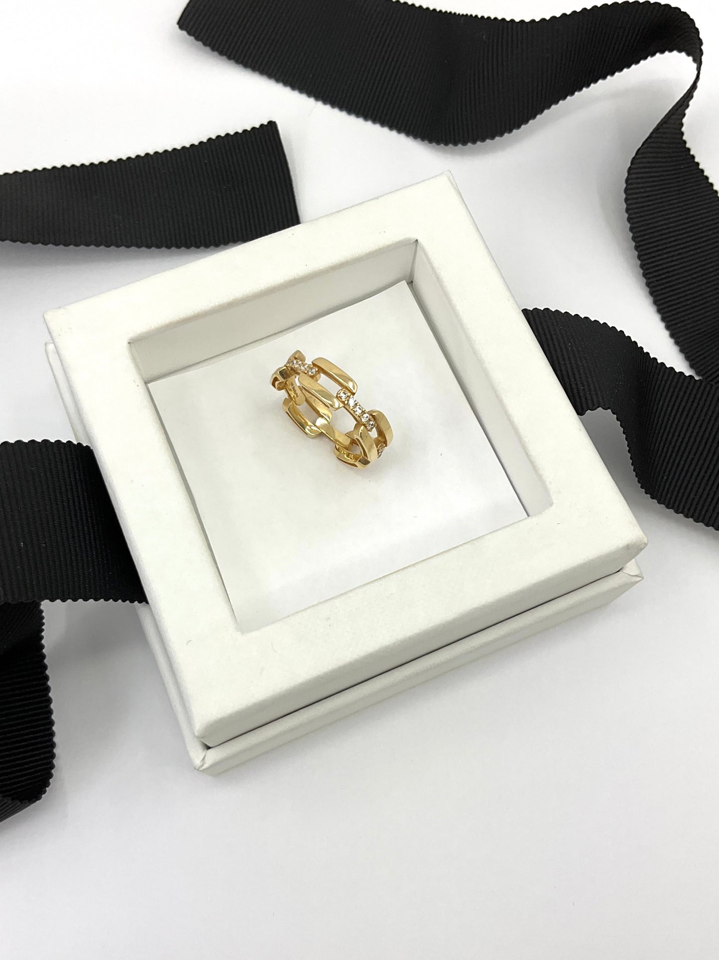 14k Solid Golden Weaving Ring