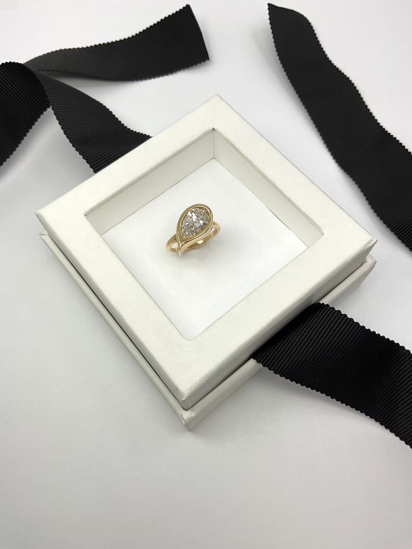 14KY Gold 1.85ct Lab Diamond Pinky Ring