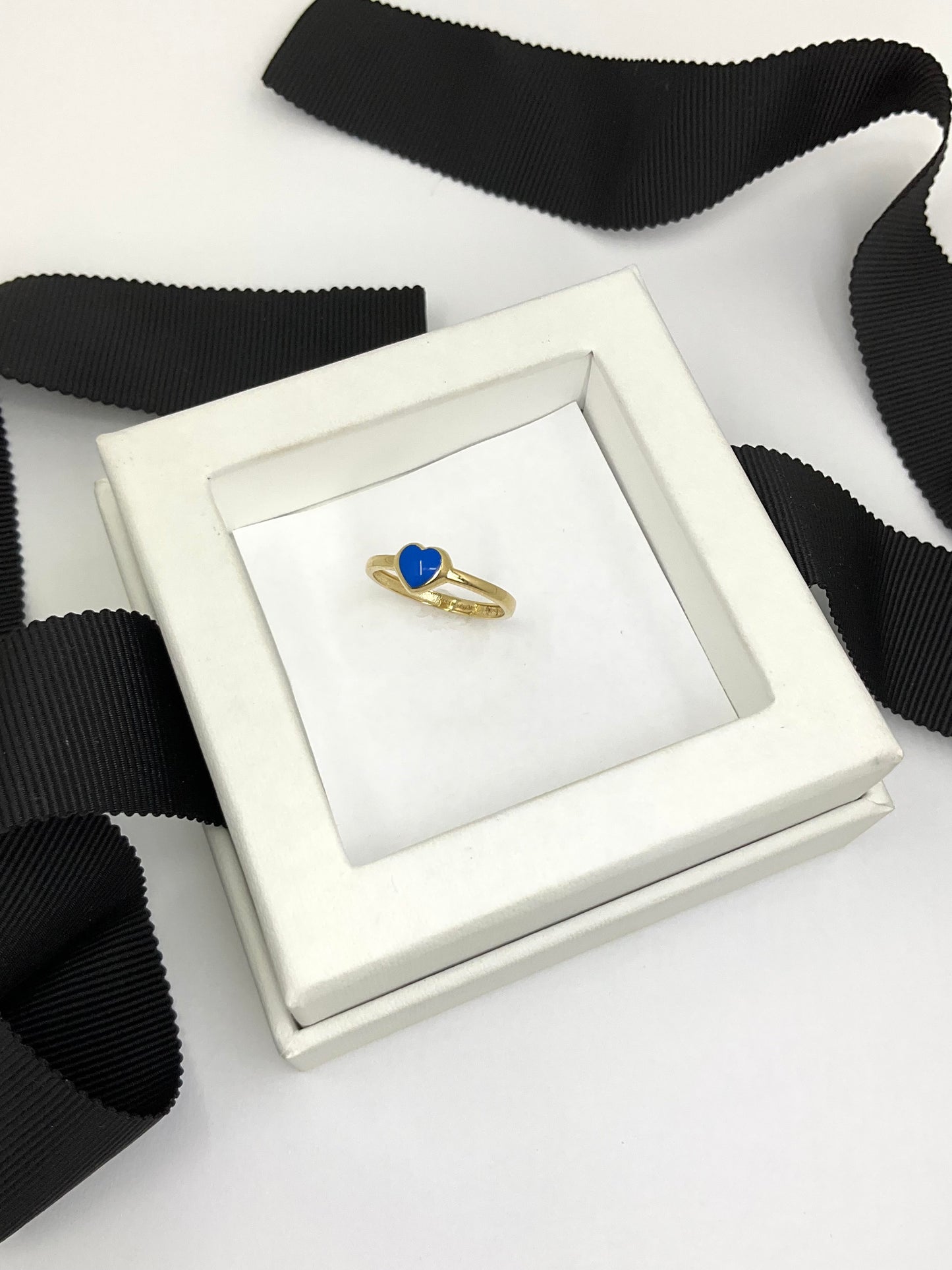14k Solid Gold Pinky Heart Ring