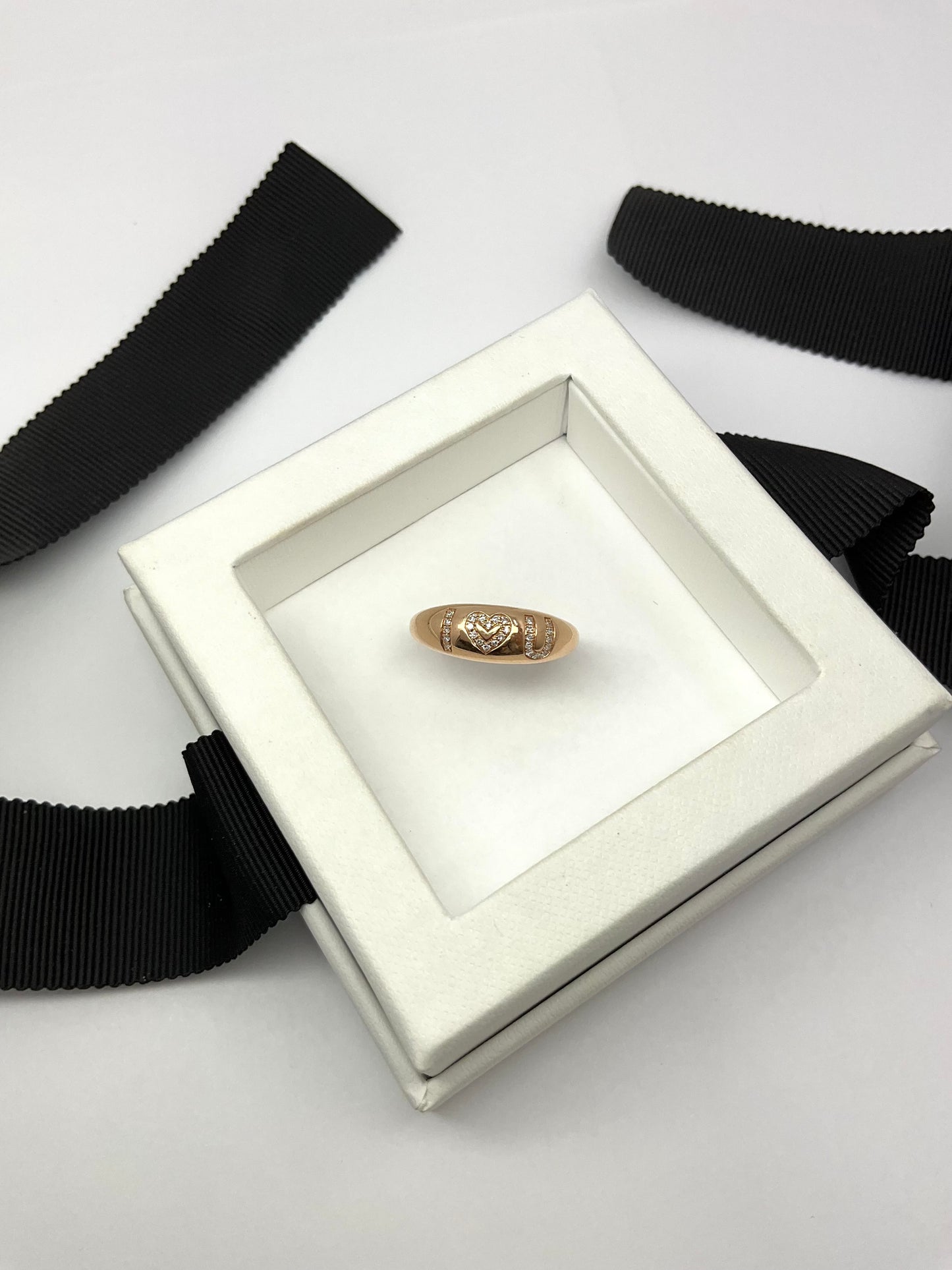 14KY Gold ILU Diamond Ring