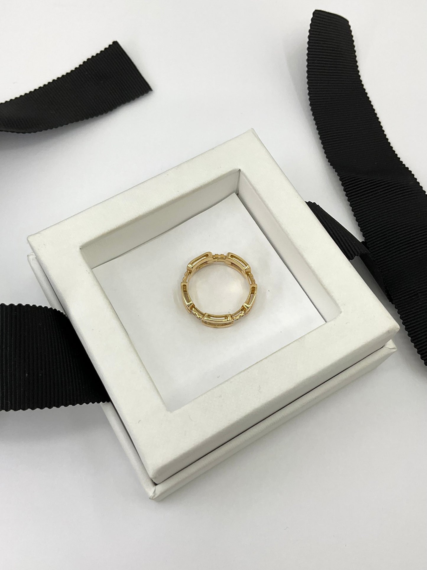 14k Solid Golden Weaving Ring