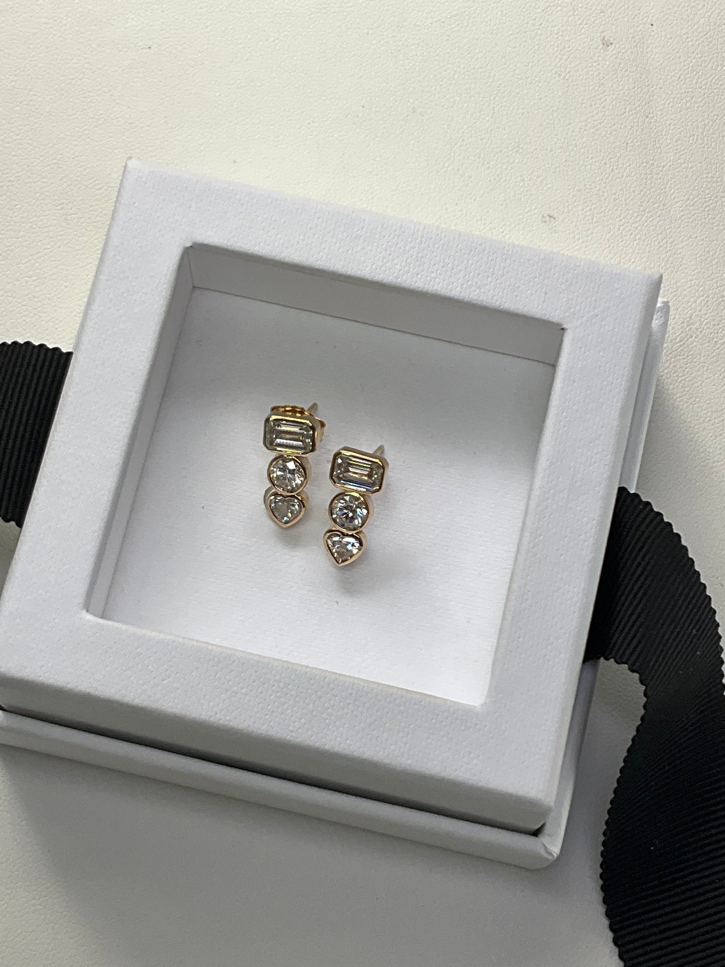 14KY 2.45Ct Lab Grown Diamond Studs Earrings