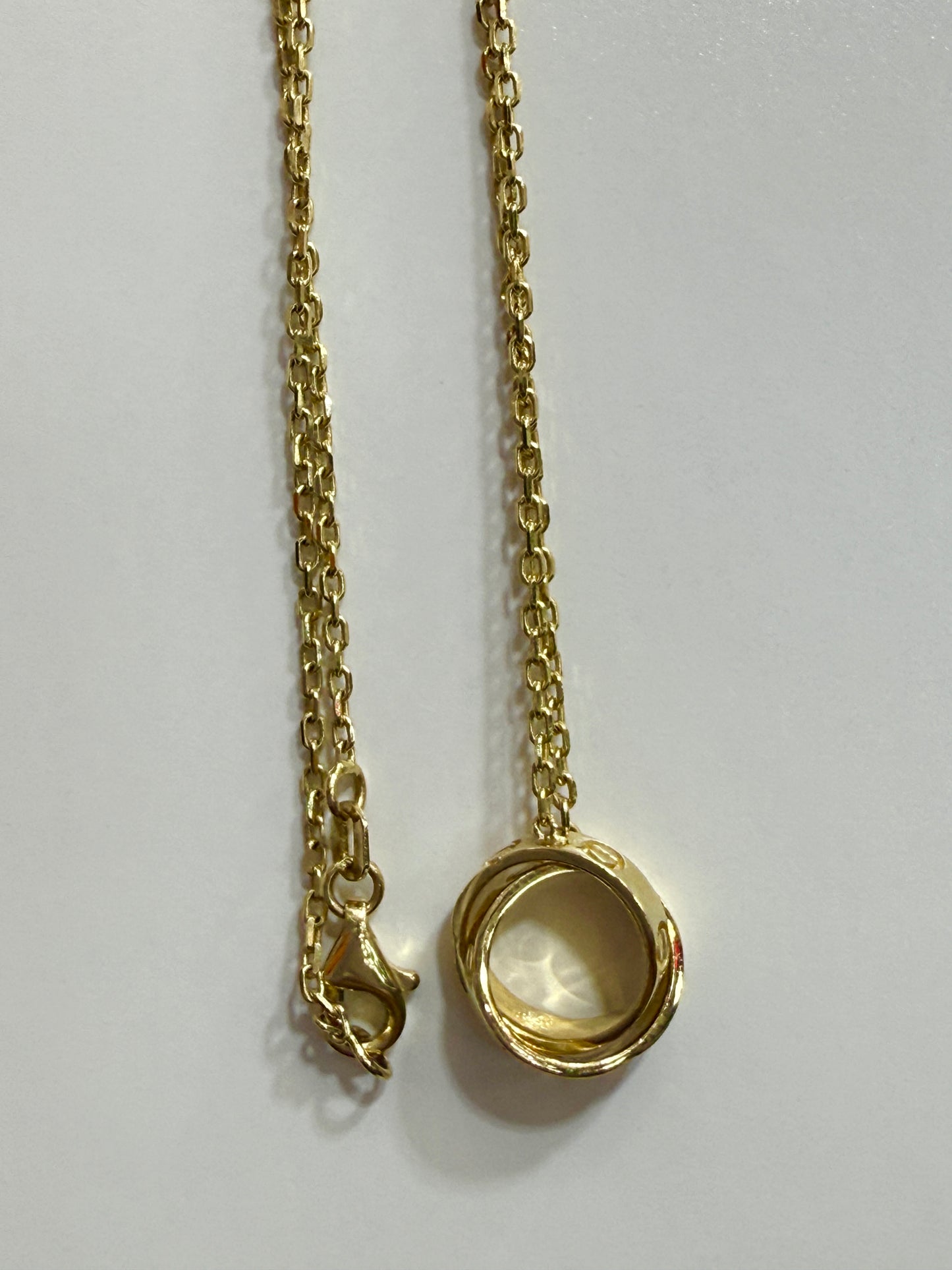 14K Gold Love Connector Chain 16”