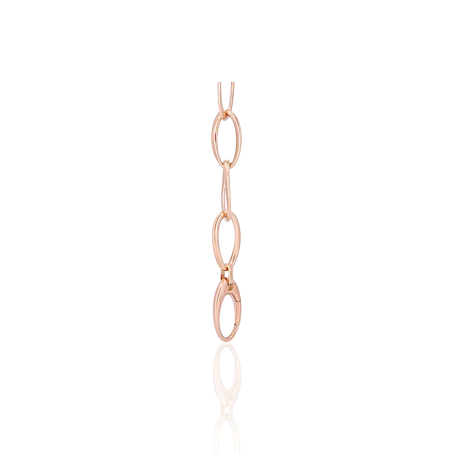 14K Gold Oval Link Bracelet