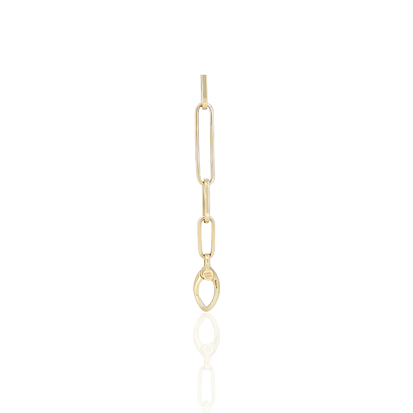 14K Gold Oval Link Bracelet