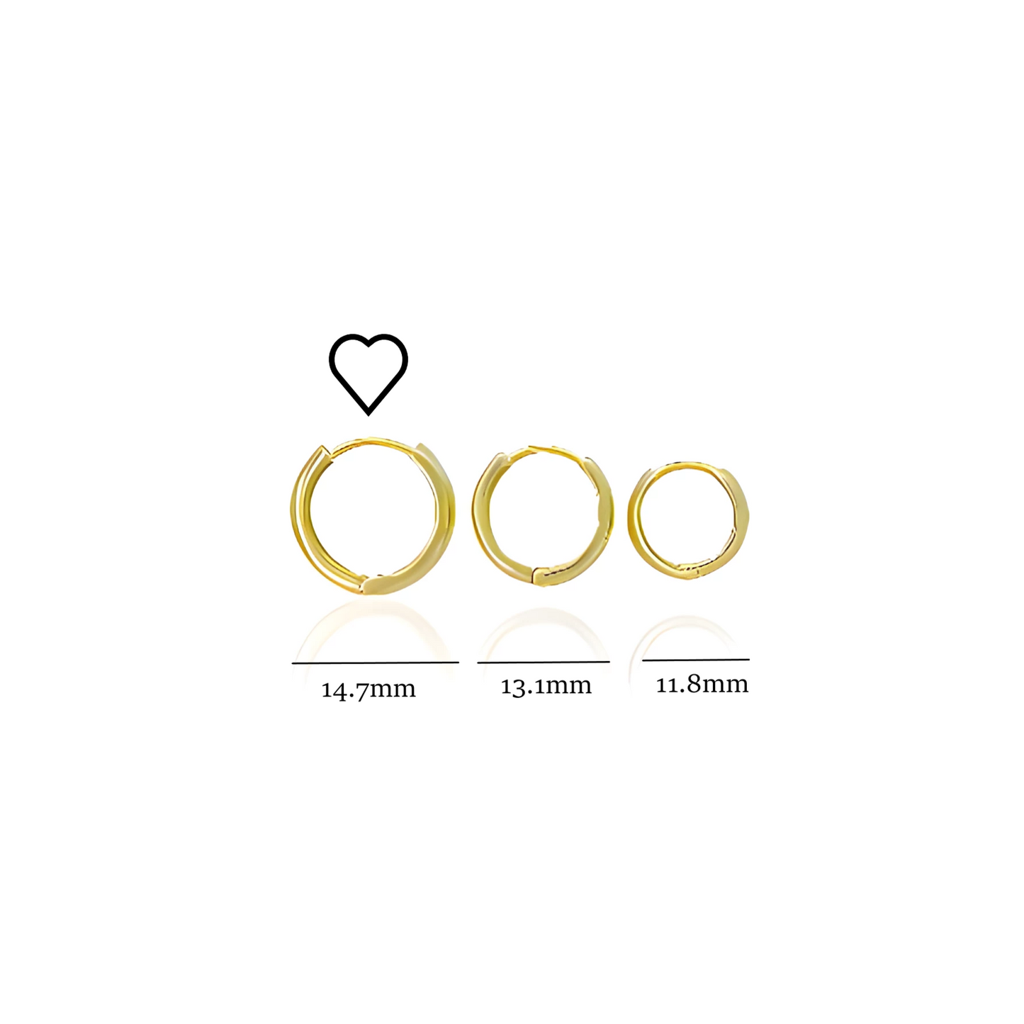 14K Gold Hoop Earrings