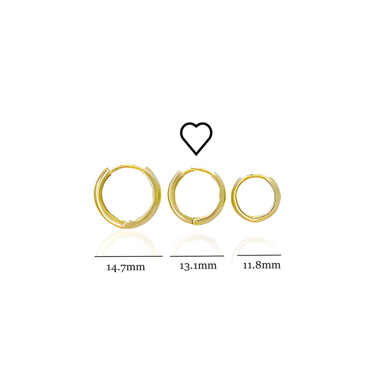 14K Gold Hoop Earrings