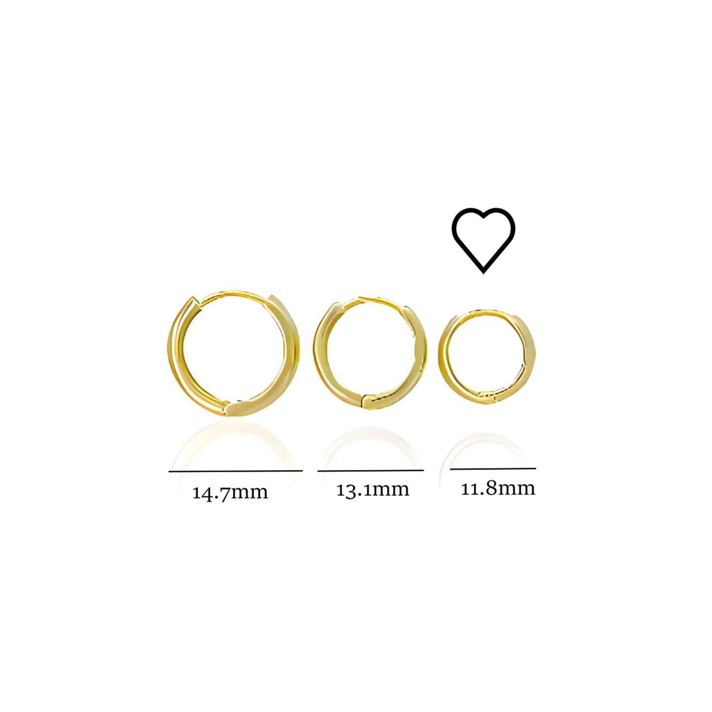 14K Gold Hoop Earrings