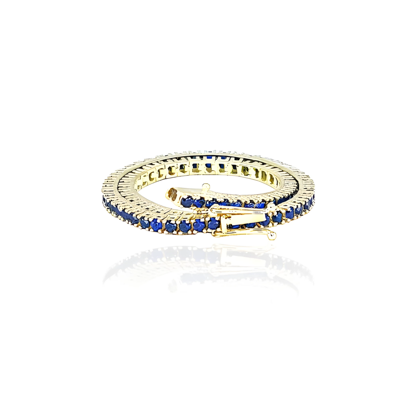 14K Gold Classic Tennis Bracelet with Cubic Zirconia