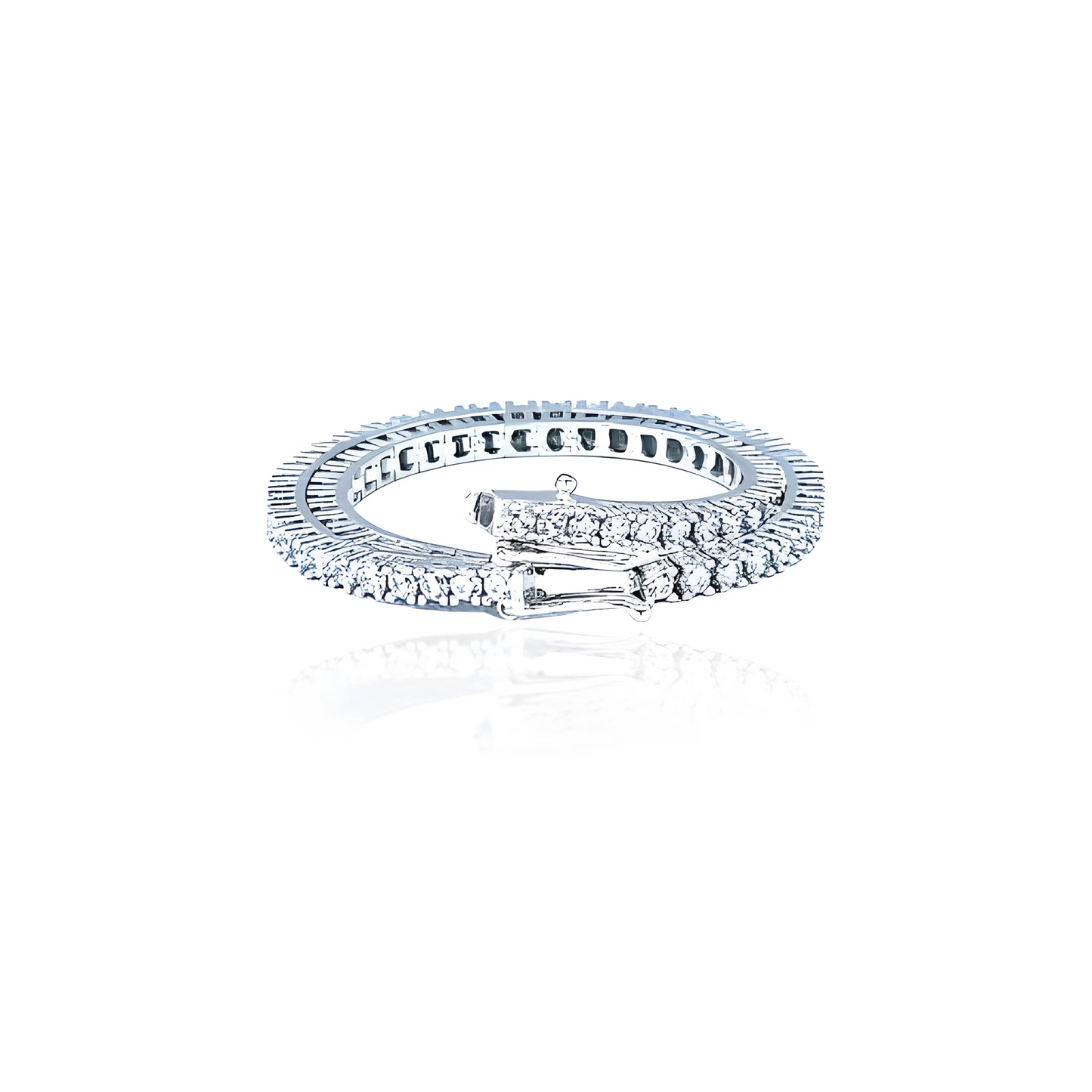 14K Gold Classic Tennis Bracelet with Cubic Zirconia