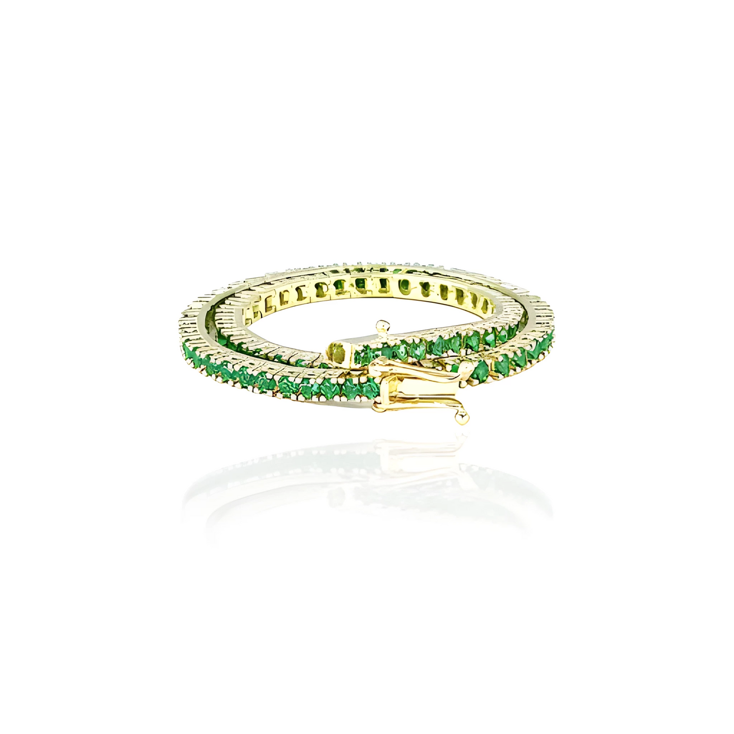 14K Gold Classic Tennis Bracelet with Cubic Zirconia