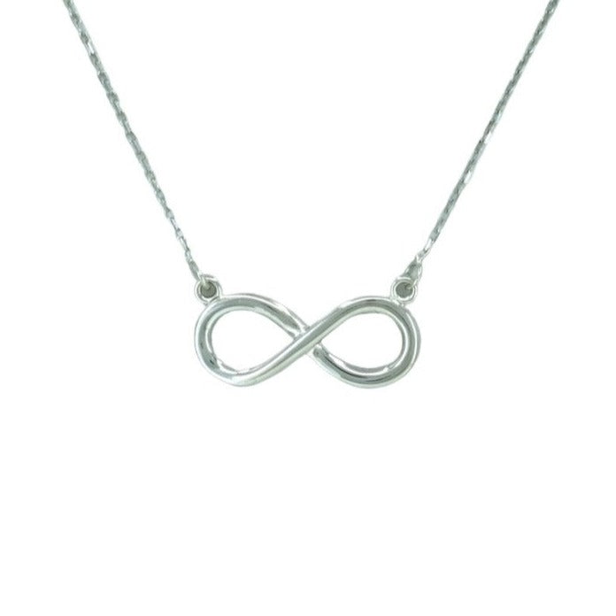 14k Gold Necklace with Infinity Pendant