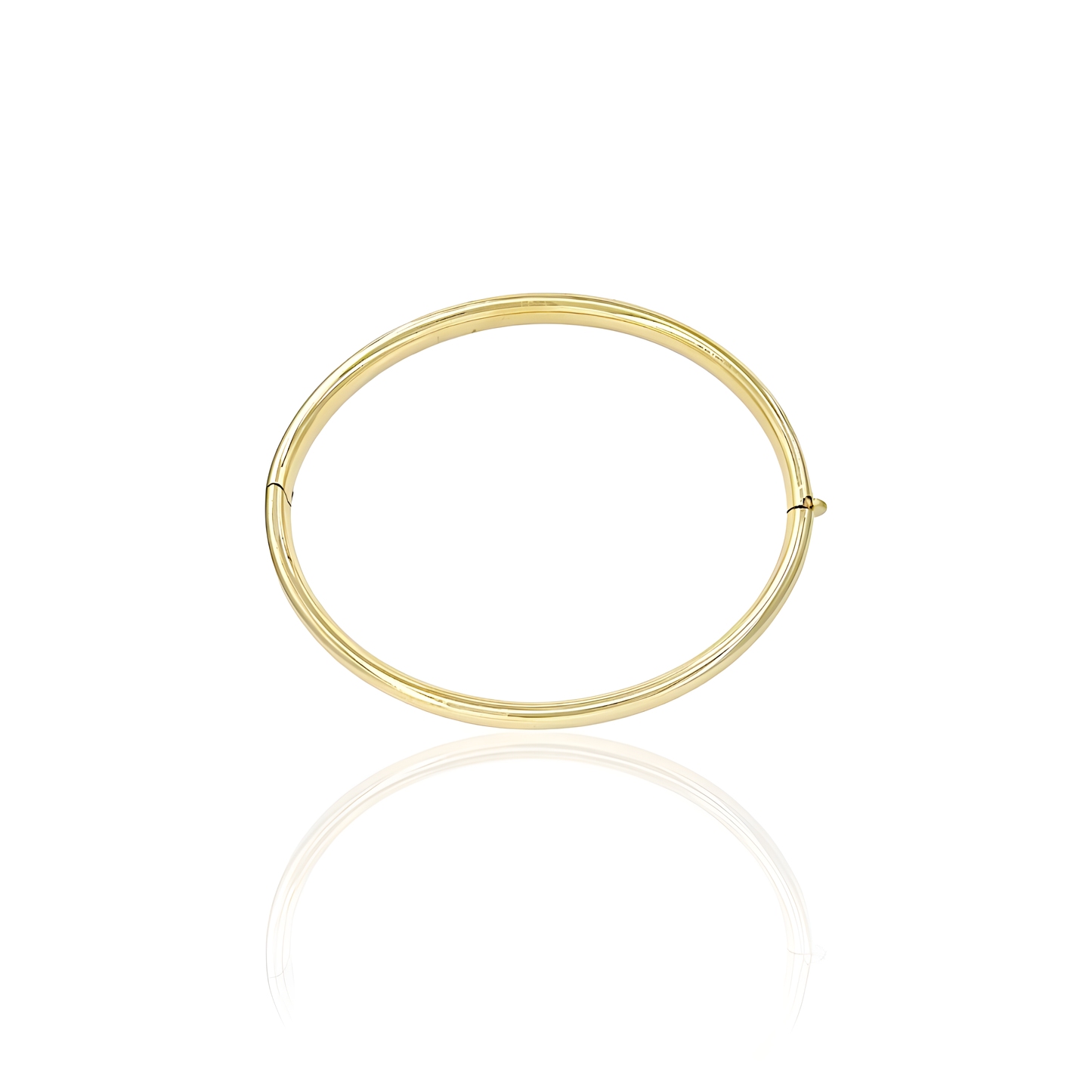 14K Gold Classic Plain Bangel