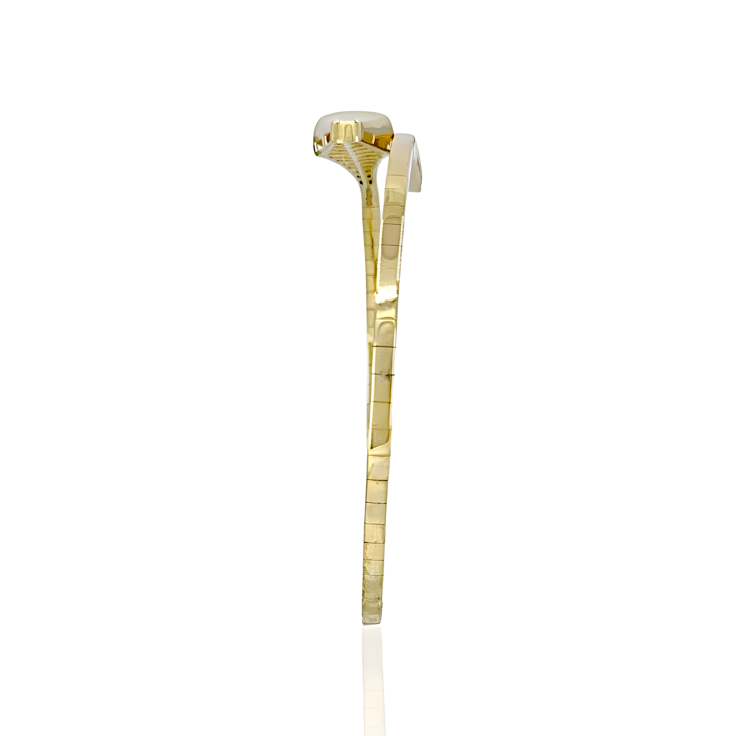 14K Gold Snake Bangel