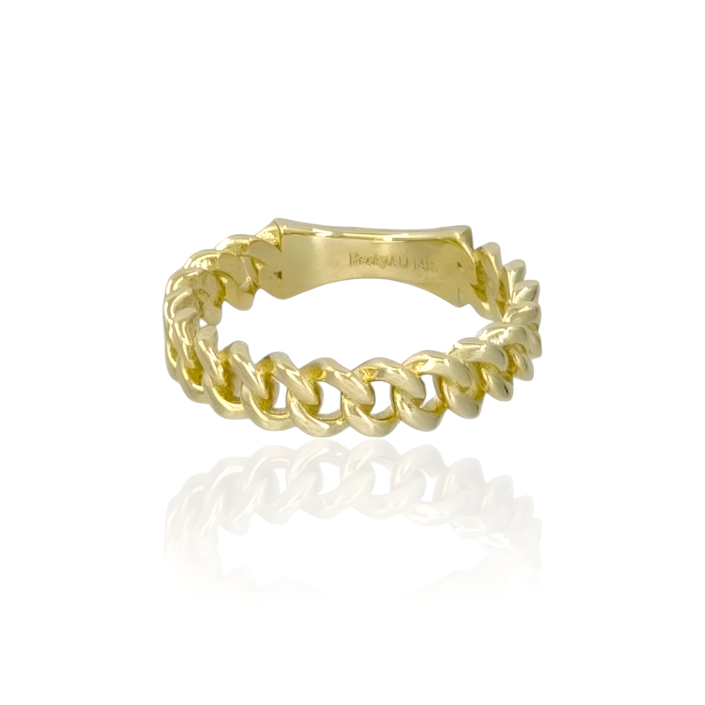 14K Gold Cuban Ring
