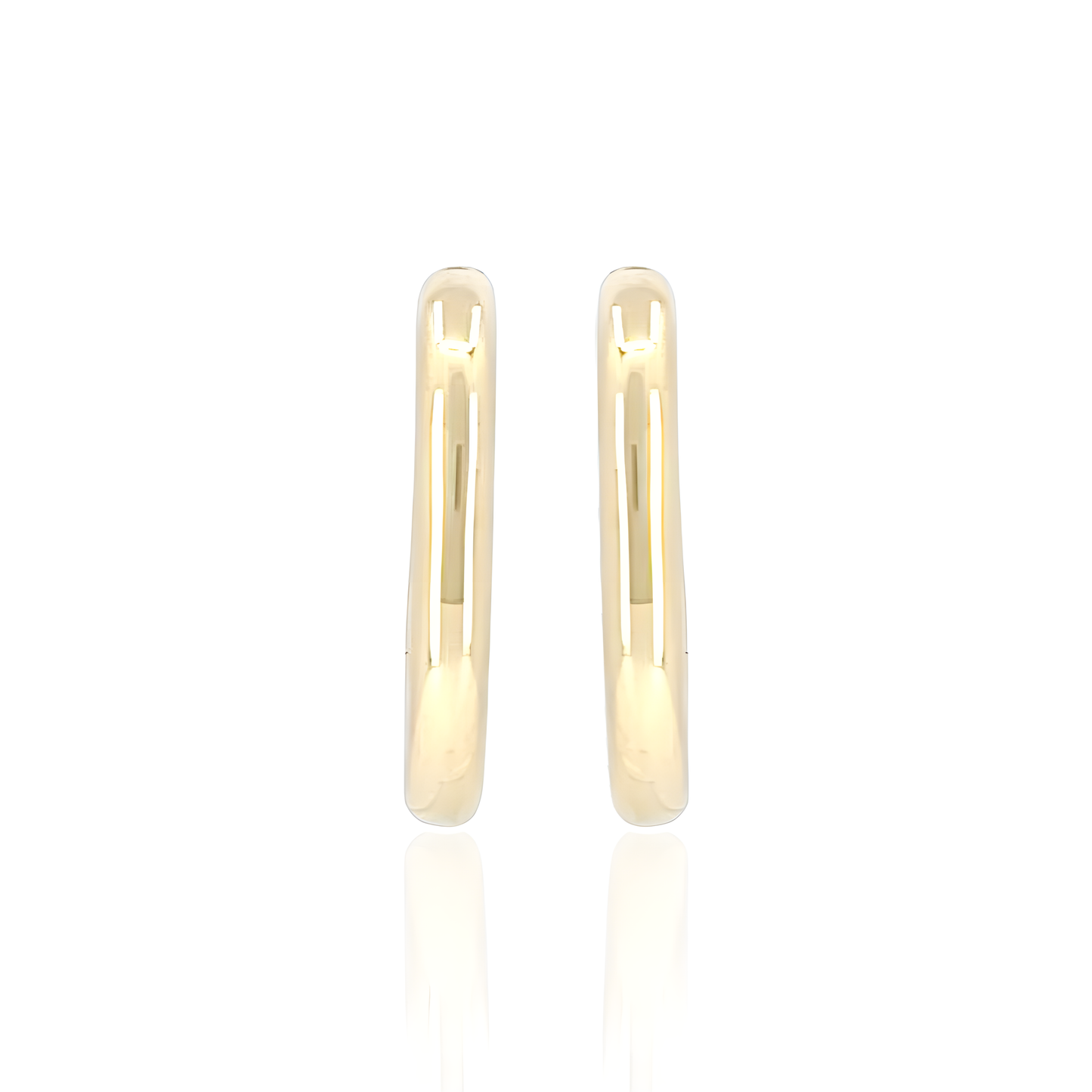 14K Huggie Hoop Earrings