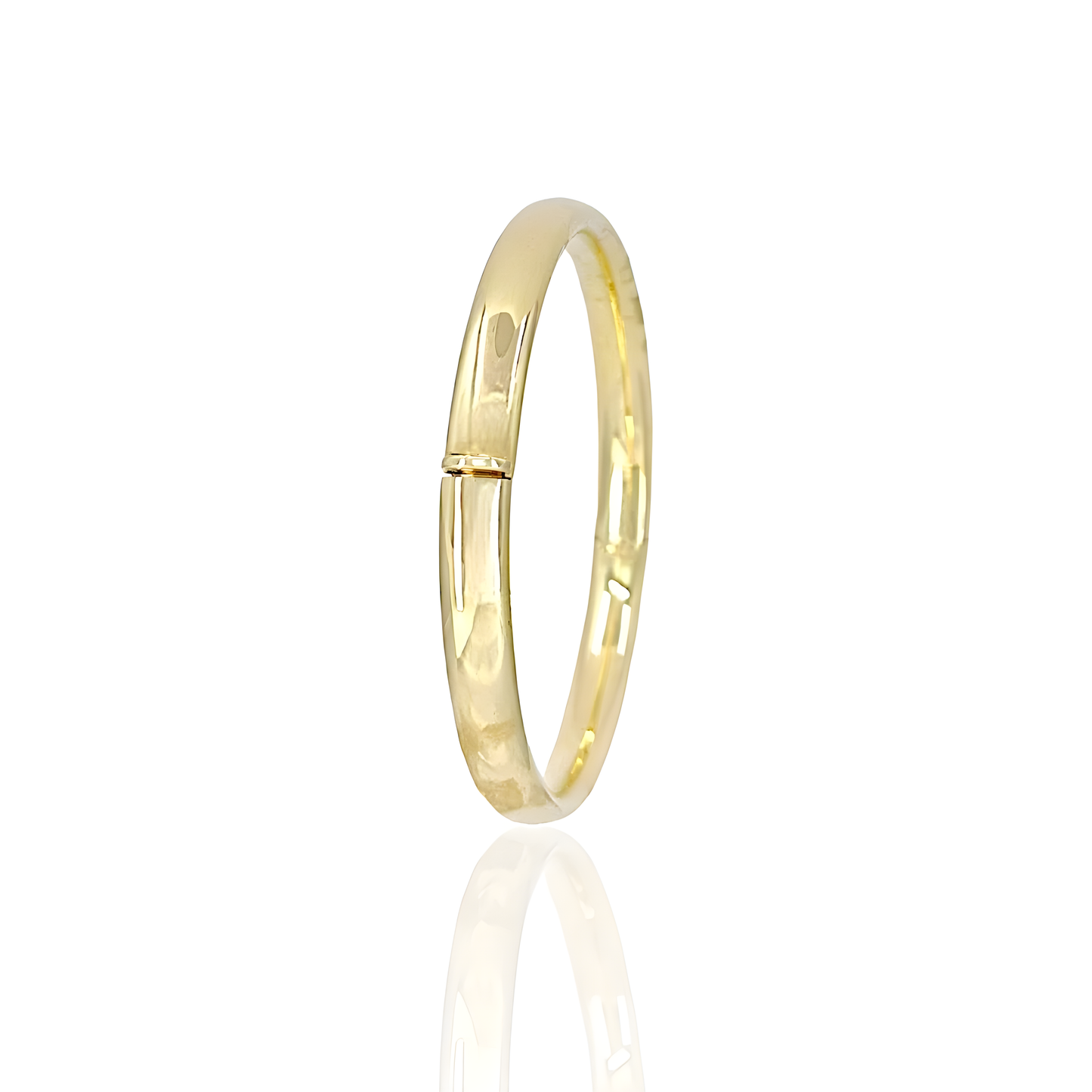 14K Gold Classic Plain Bangel