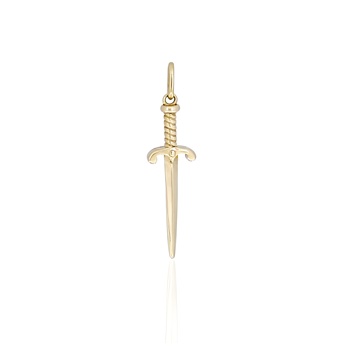 14K Gold Sword Pendant