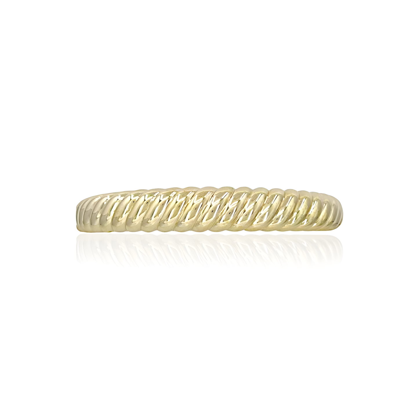 14K Gold Shell Shape Bangel