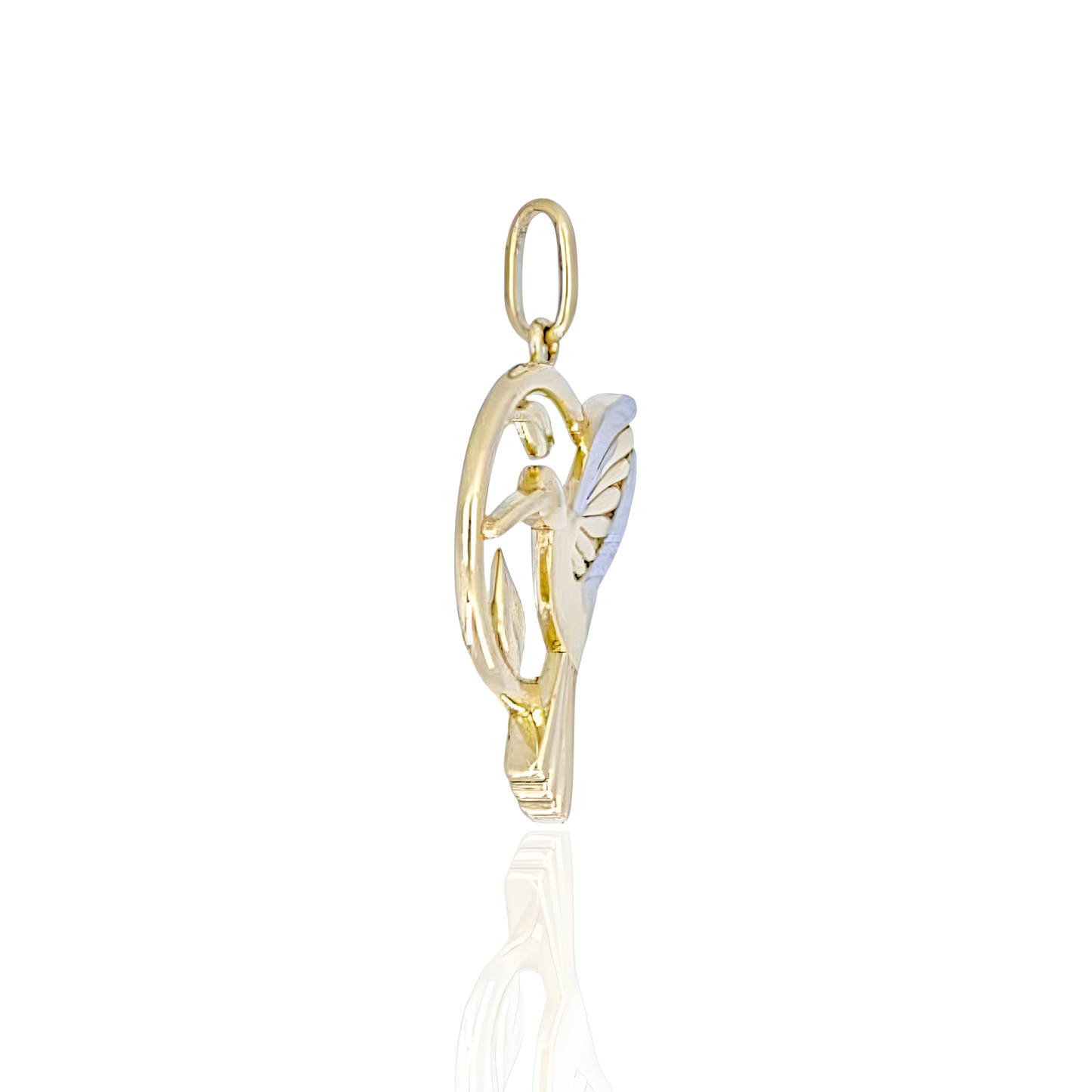 14K Gold Colibri Pendant