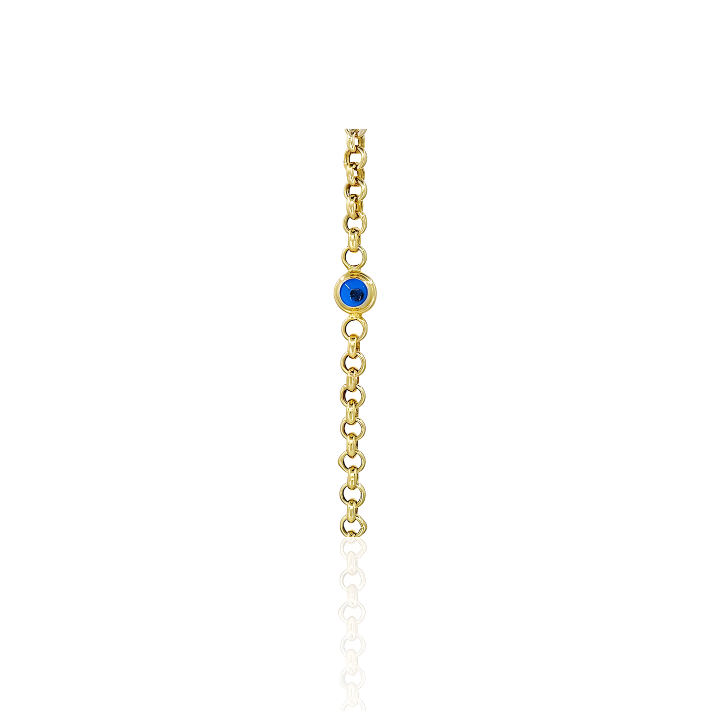 14K Gold Evil Eye Bracelet
