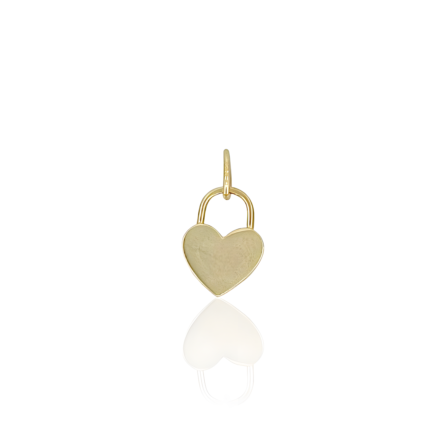 14K Gold Heart Colored Pendant
