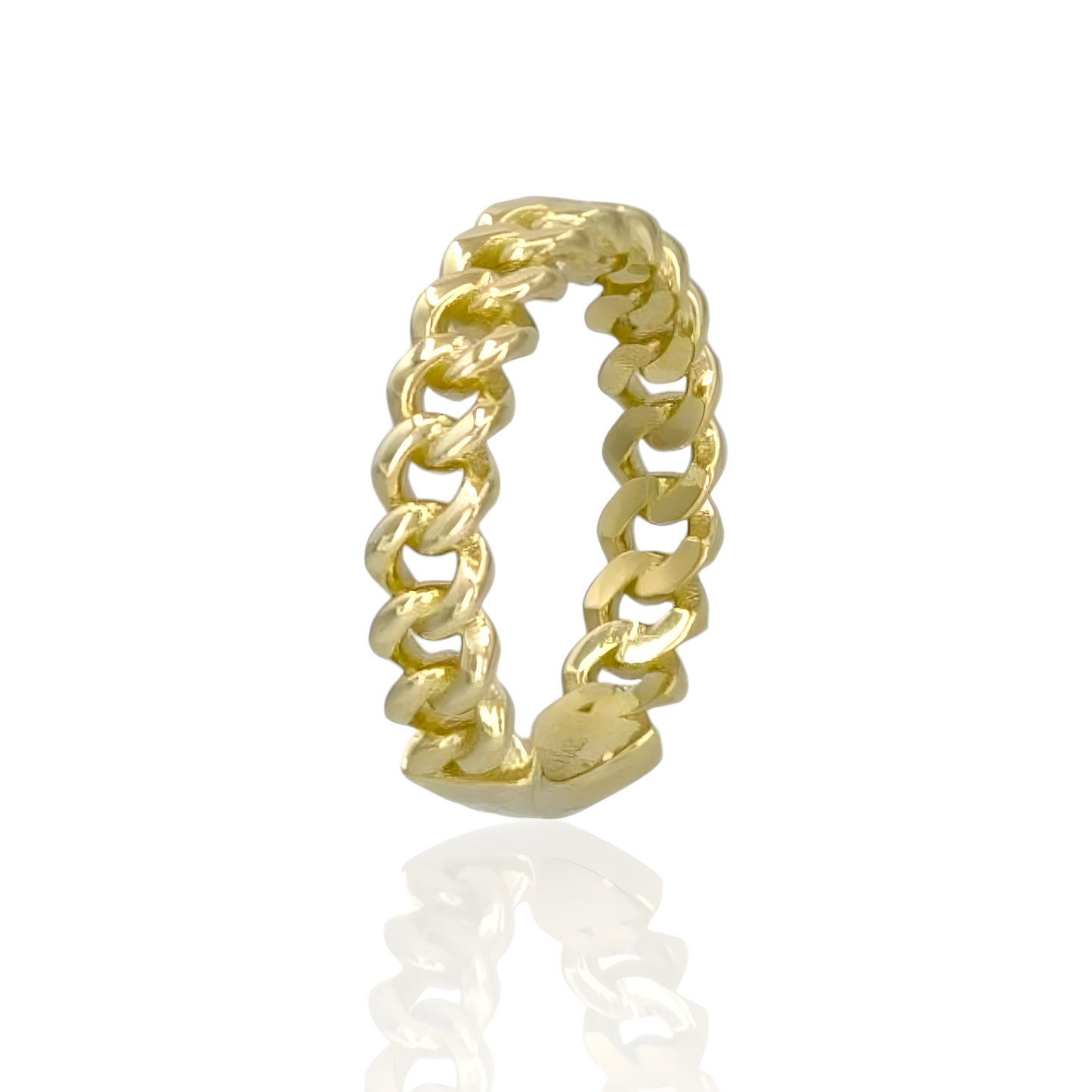 14K Gold Cuban Ring
