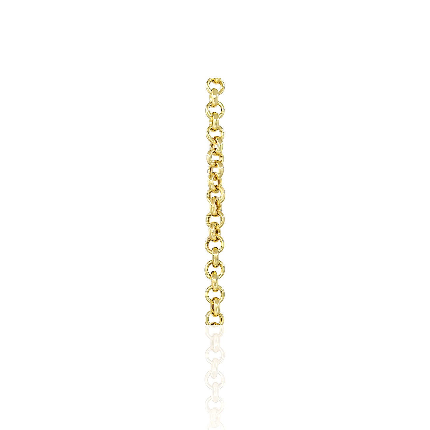 14K Gold Rollo Chain Necklace