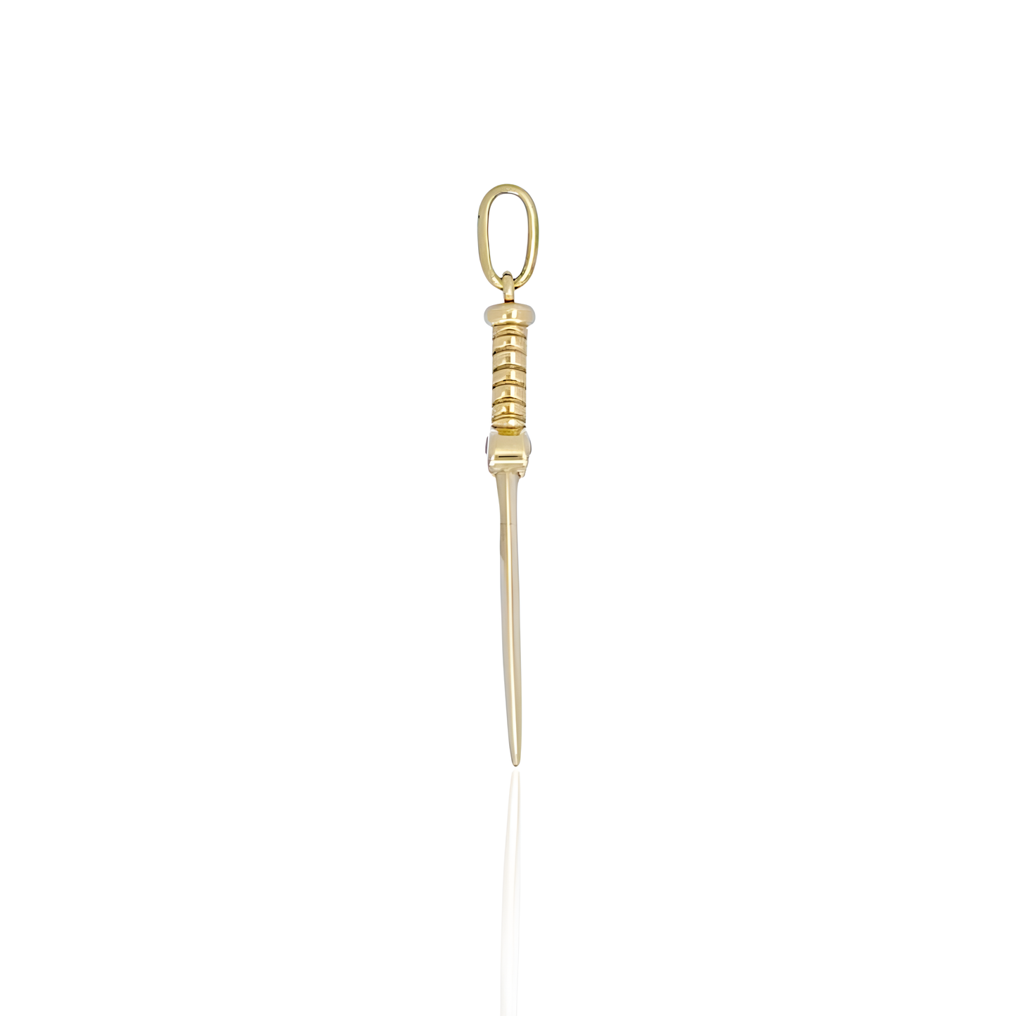 14K Gold Sword Pendant