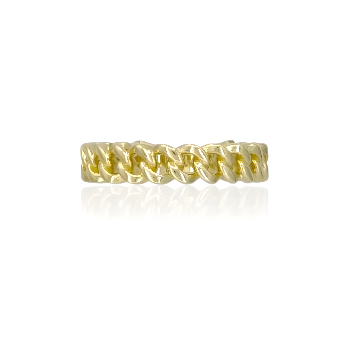 14K Gold Cuban Ring