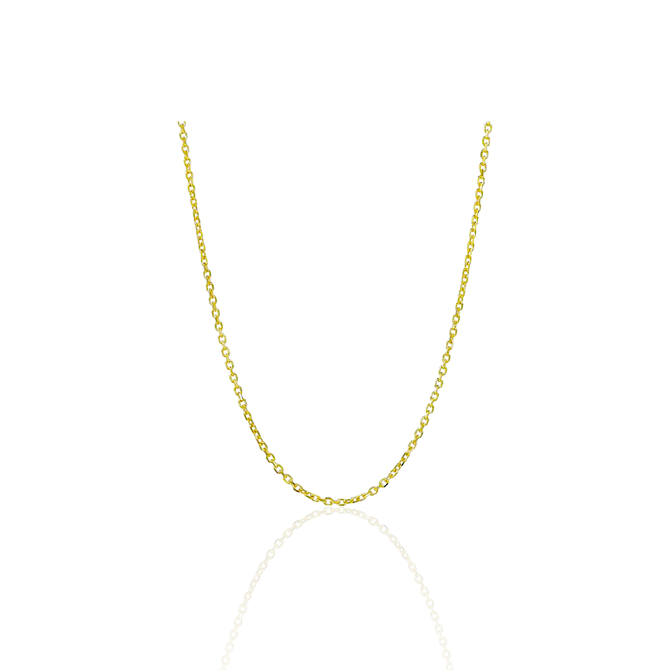 14K Gold Diamond Cut Chain