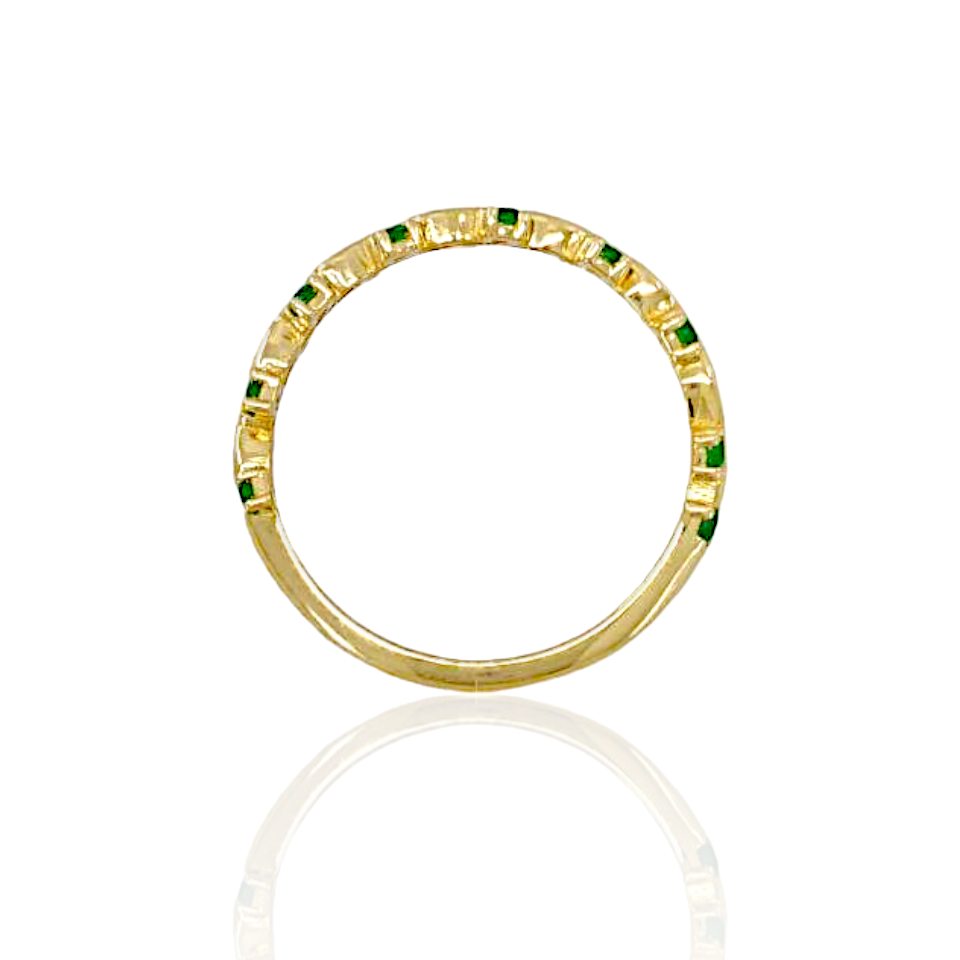 14K Gold Ring with Colored Topaz