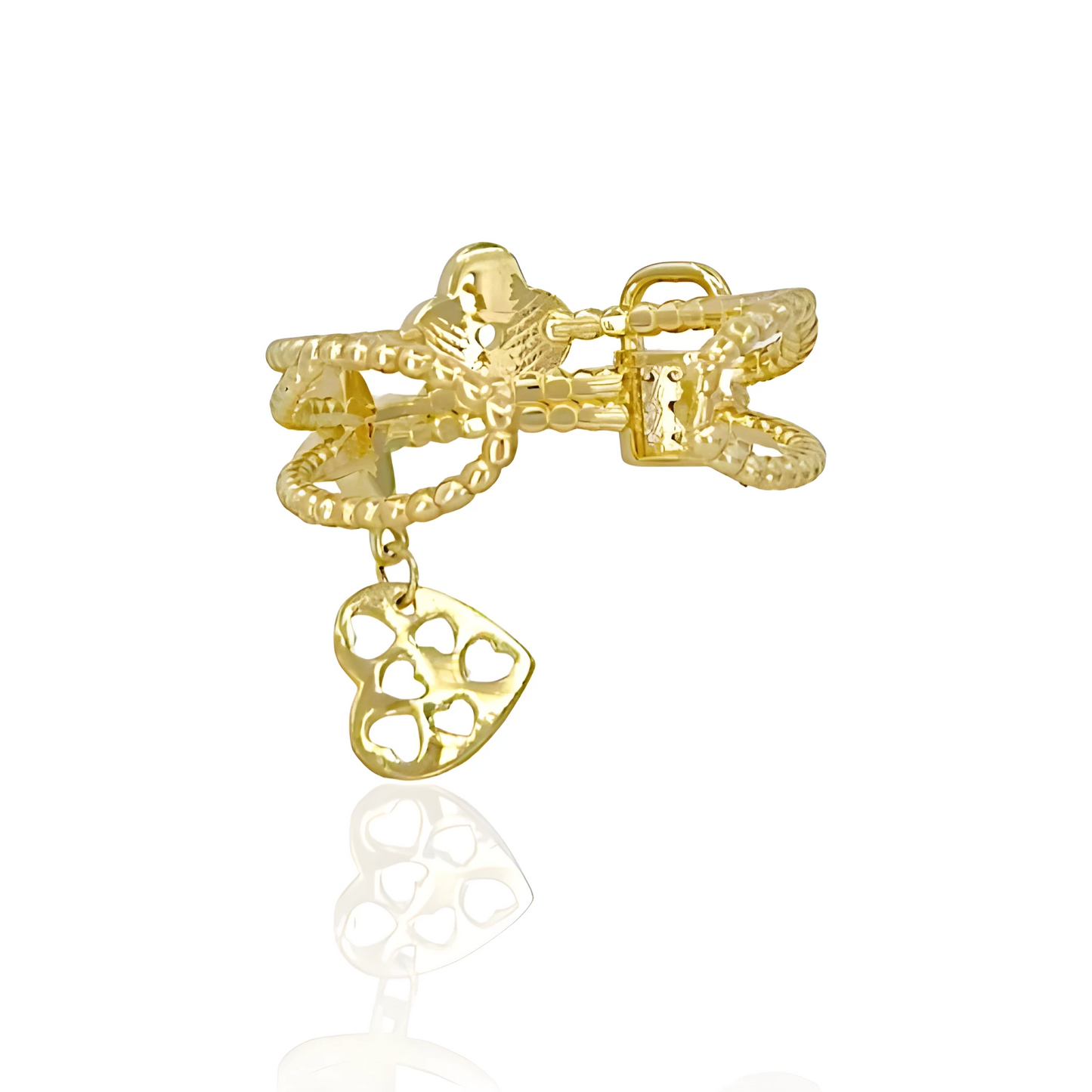 14K Gold Ring with Different Canopies