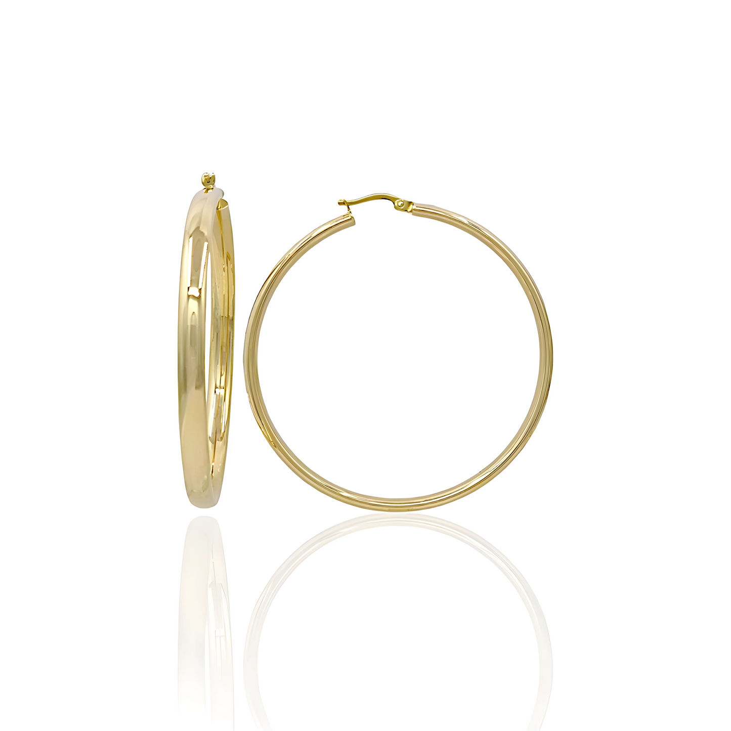 14K Gold Hoop Earrings