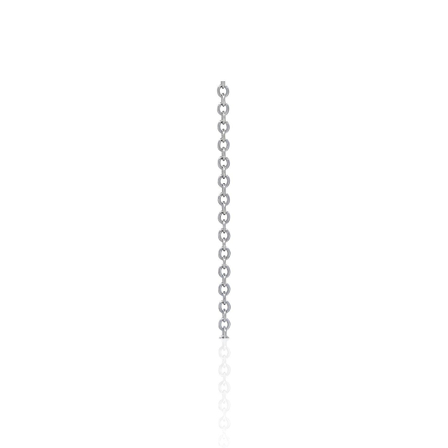 14K Gold Plain Cable Chain