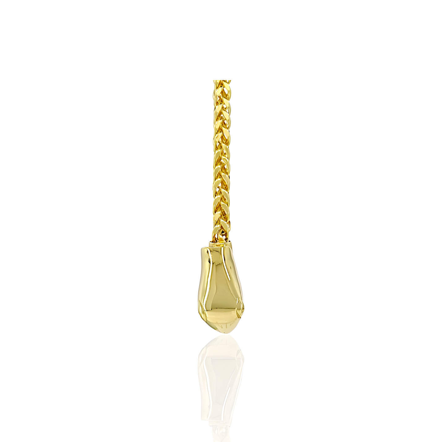 14K Gold Snake Necklace