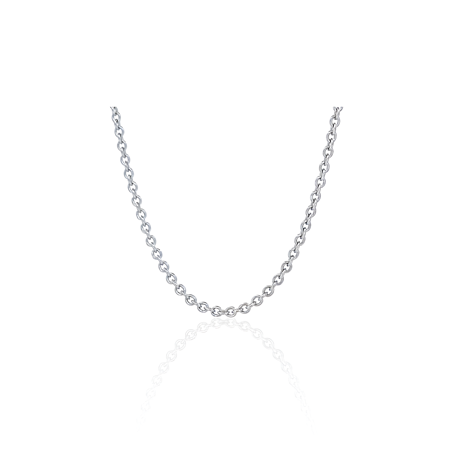14K Gold Plain Cable Chain