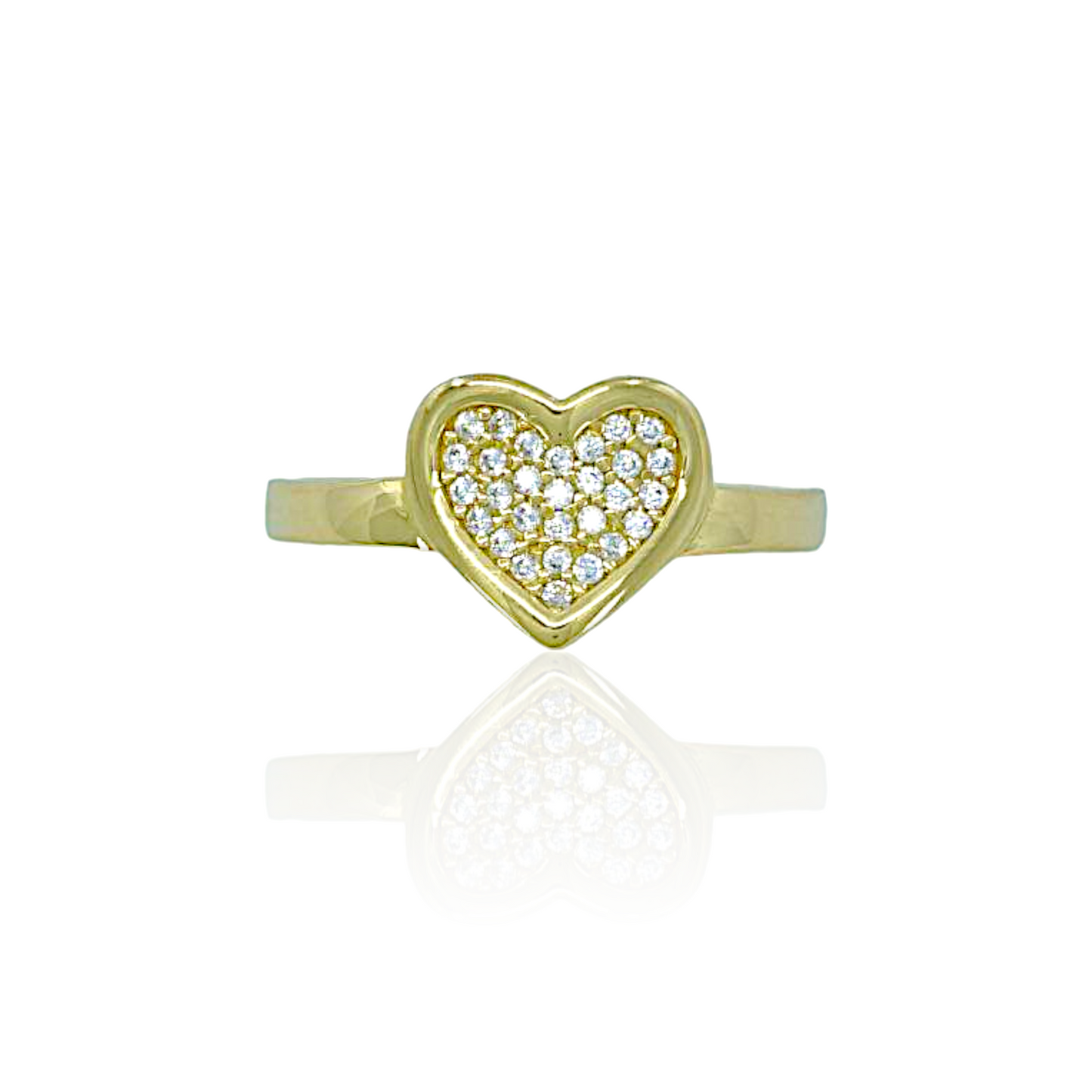 14K Gold Heart Ring