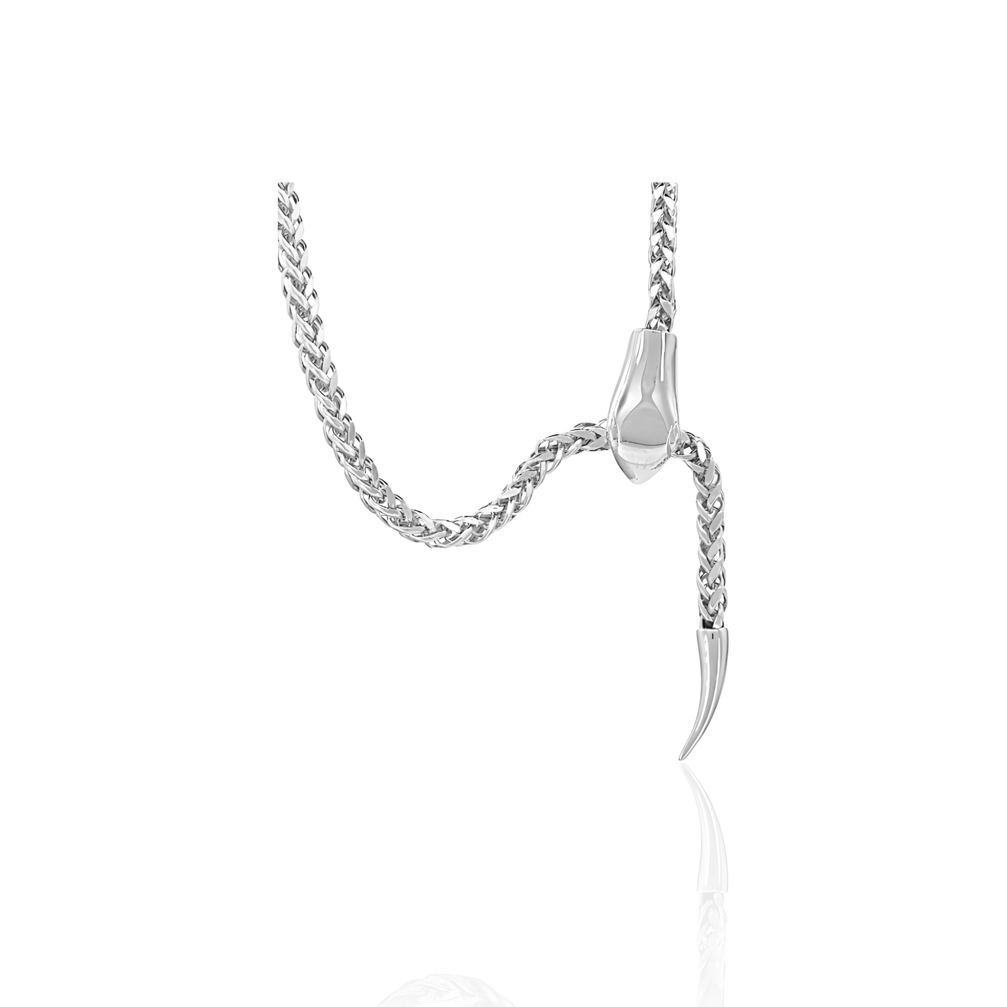 14K Gold Snake Necklace