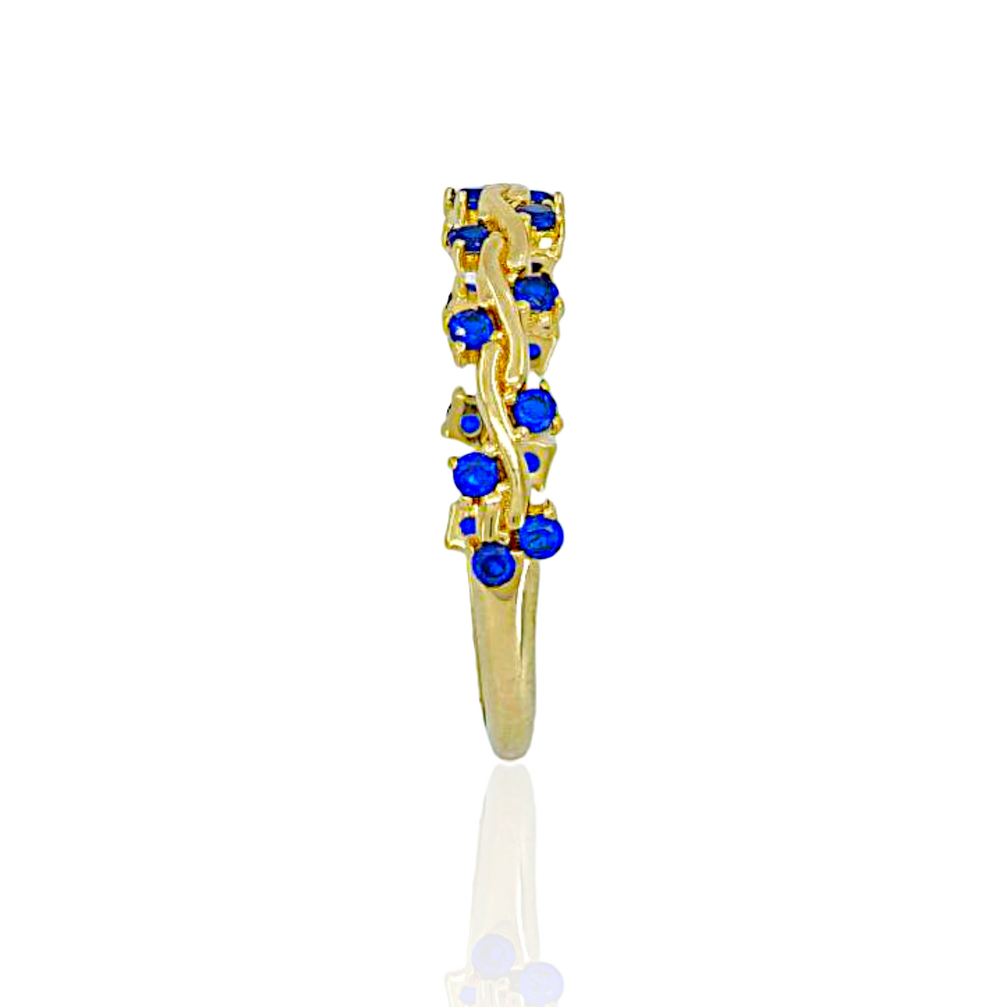 14K Gold Ring with Colored Topaz