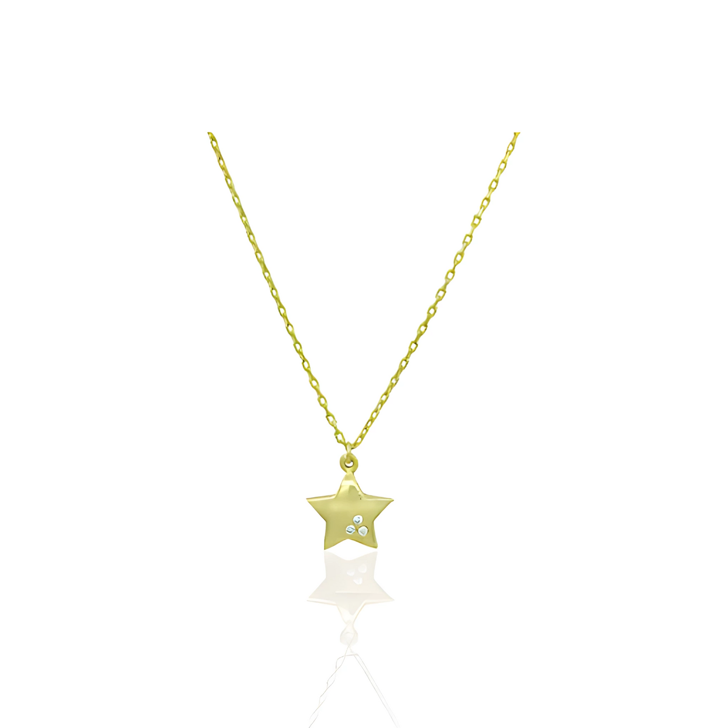 Perfect 14K Gold Heart Necklace with Natural Diamonds
