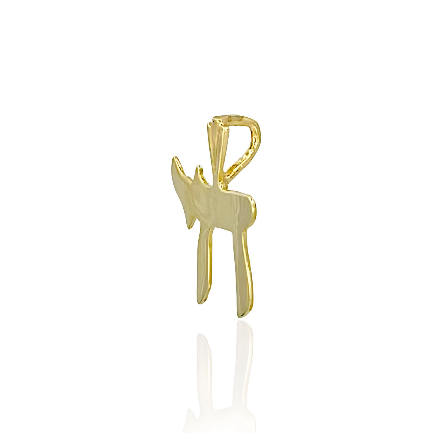 14K Gold Chai Pendant