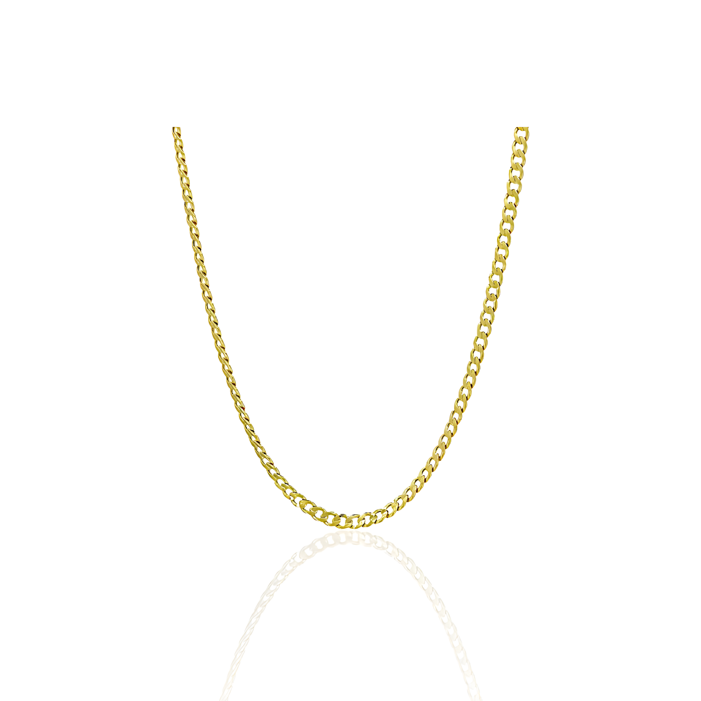 14K Gold Cuban Curb Chain