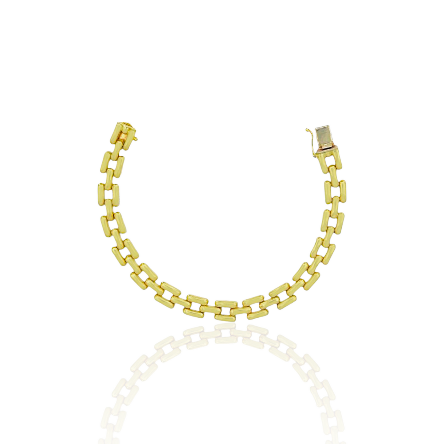 14K Gold Panther Bracelet