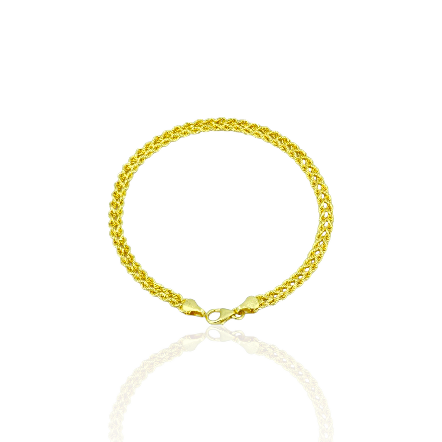 14K Gold Rope Bracelet