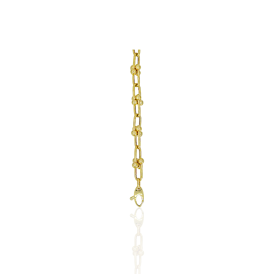 14K Gold Horse Shoe Bracelet