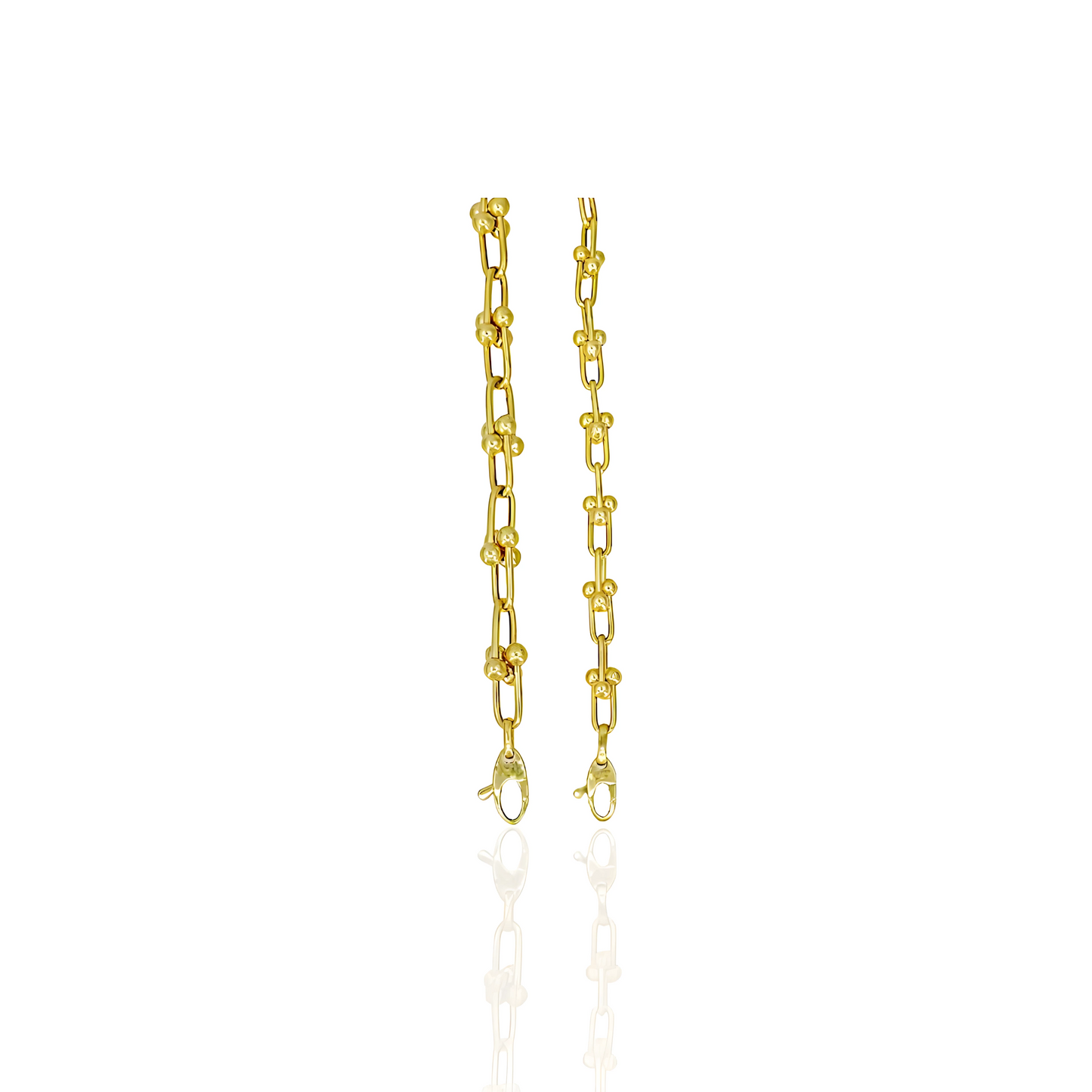 14K Gold Horse Shoe Bracelet