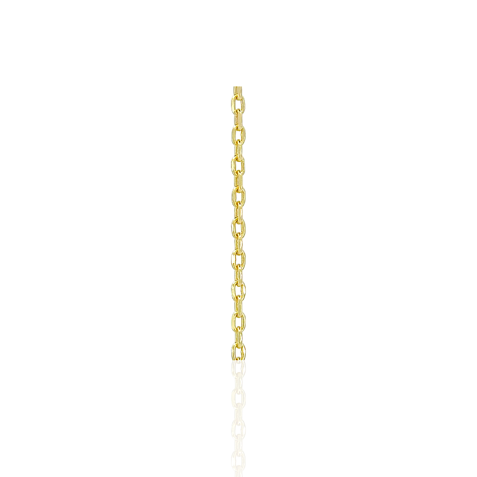 14K Gold Diamond Cut Chain