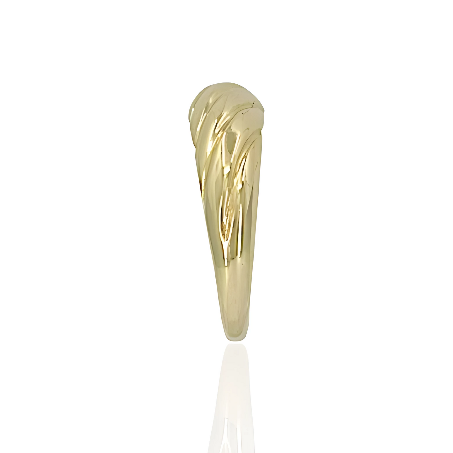14K Gold Shell Ring